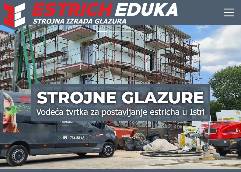 Screenshot for main page of domain estrich-eduka.hr