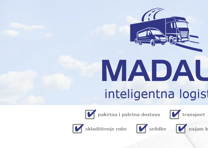Screenshot for main page of domain madalu-prijevoz.hr