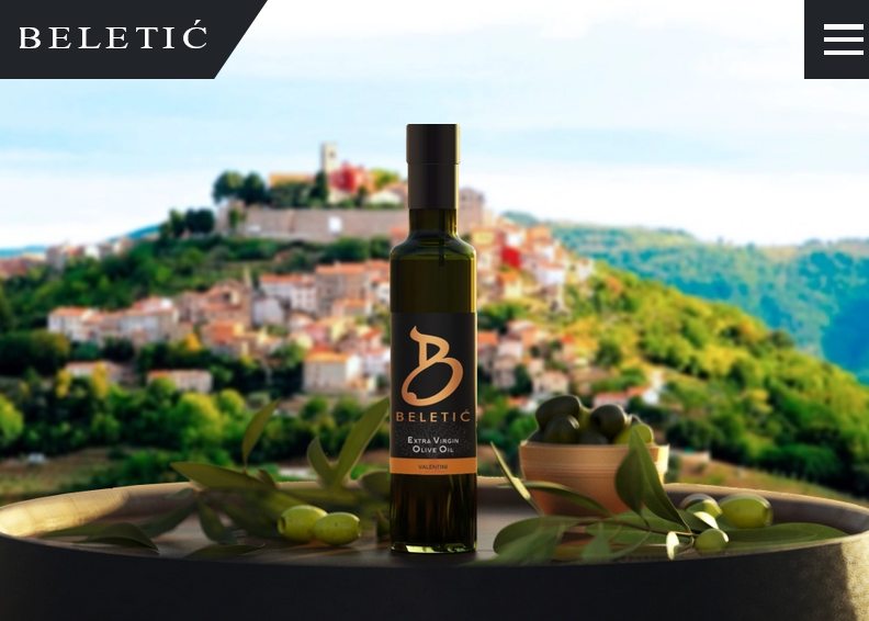 Screenshot for main page of domain oliveoil-beletic.com