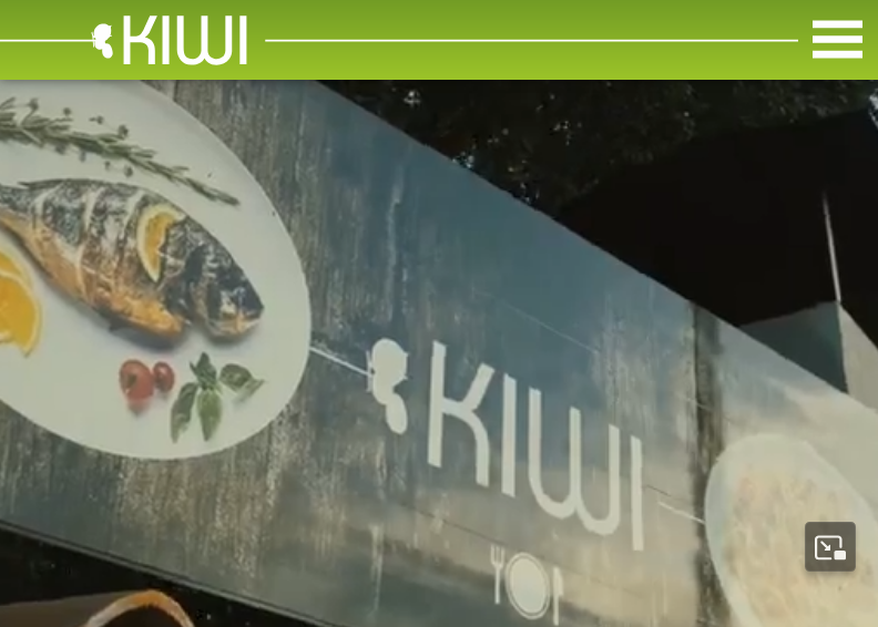 Screenshot for main page of domain restaurant-kiwi.com.pero.studio