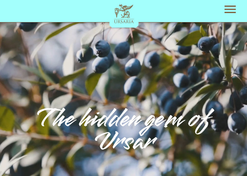 Screenshot for main page of domain ursaria.pero.studio