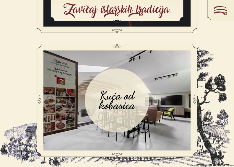 Screenshot for main page of domain zavicaj.eu