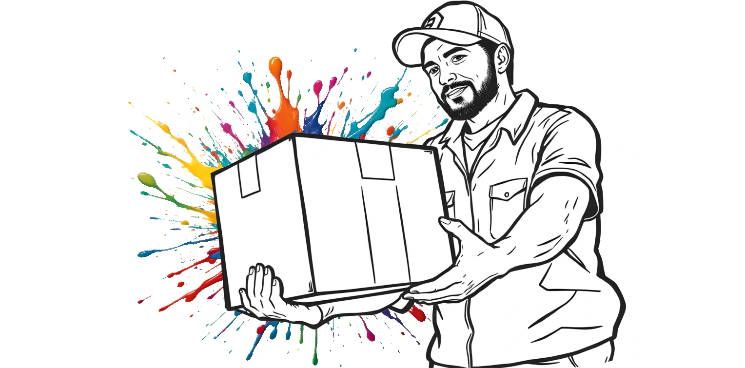 Stylized drawing for Web trgovine