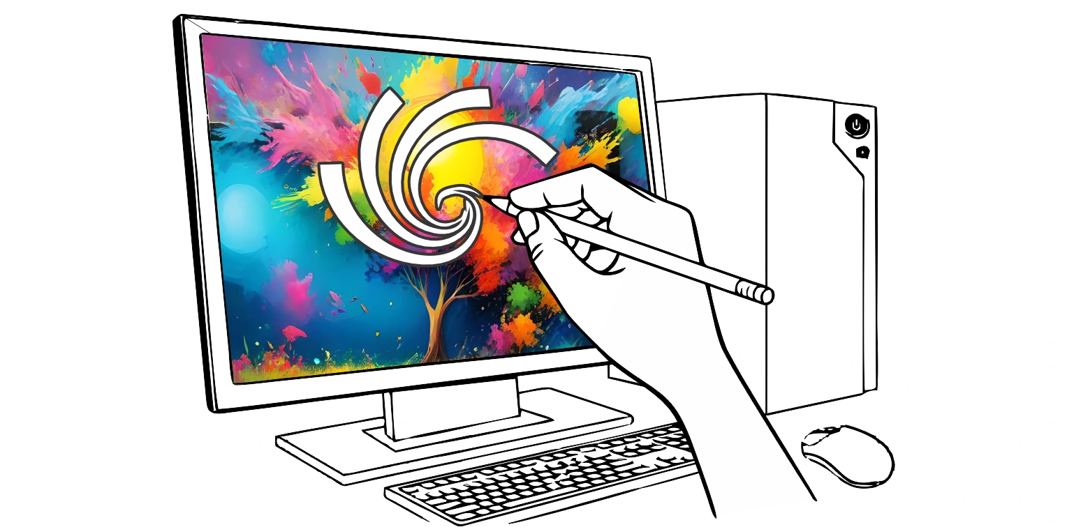 Stylized drawing for Dizajn